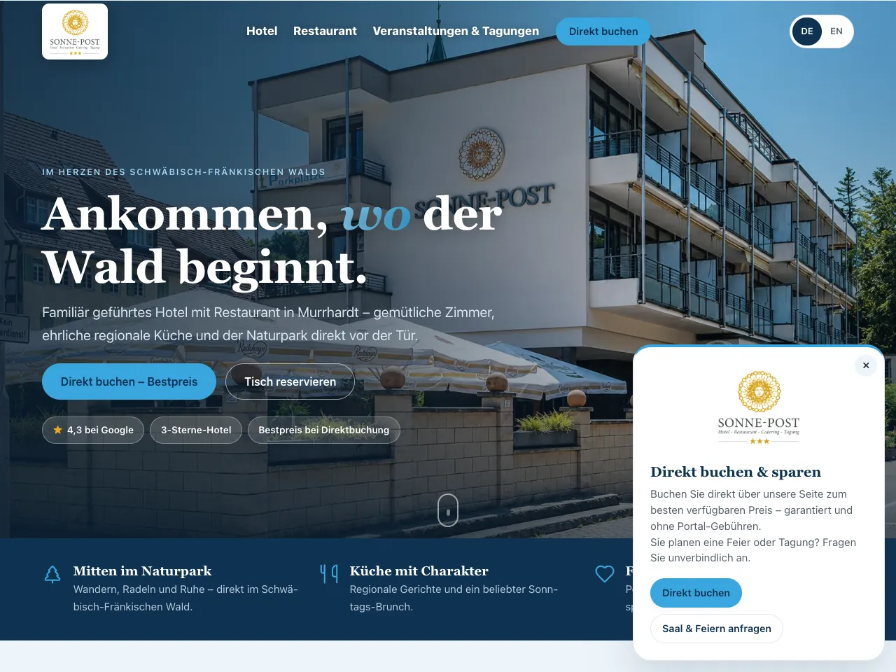 Hotel & Restaurant Sonne-Post Murrhardt